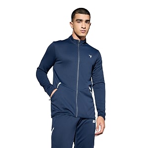 TECHNOSPORT Men Polyester Slim Fit Solid Mock