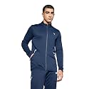 TECHNOSPORT Men Polyester Slim Fit Solid Mock