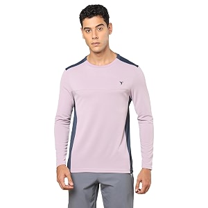TECHNOSPORT Men Polyester Slim Fit T-Shirt -