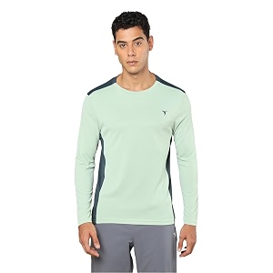 TECHNOSPORT Men Polyester Slim Fit T-Shirt -
