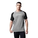 TECHNOSPORT Mens Slim Fit Half Sleeve Crew