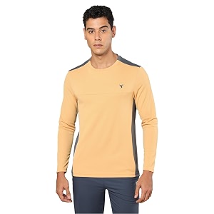 TECHNOSPORT Men Polyester Slim Fit T-Shirt -