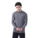 TECHNOSPORT Mens Solid Slim Fit Mock Neck