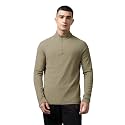 TECHNOSPORT Mens Solid Slim Fit Mock Neck