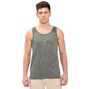 technosport mens crew neck gym vest