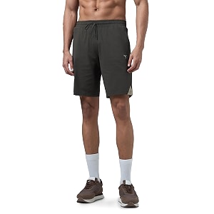 TECHNOSPORT Mens Regular Fit Solid Shorts for