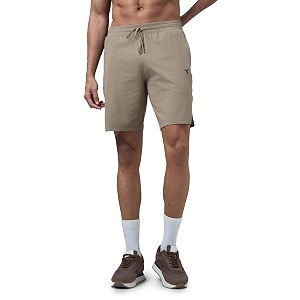 TECHNOSPORT Mens Regular Fit Solid Shorts for