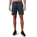 TECHNOSPORT Men's Regular Fit Shorts with Zip Pockets, ELASTO LITE Quick Dry Moisture Wicking Stretchable Shorts for Gym Running and Casual Wear