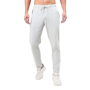 technosport men39s regular fit track pants with zip pockets duracool quick dry stretchable lightweight lower for gym running yoga and sports