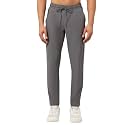 TECHNOSPORT Men's Regular Fit Track Pants with Zip Pockets, DURACOOL+ Quick Dry Stretchable Lightweight Lower for Gym Running Yoga and Sports