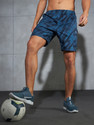 TECHNOSPORT Printed Men Green Sports Shorts