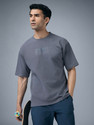 TECHNOSPORT Self Design Men Round Neck Light