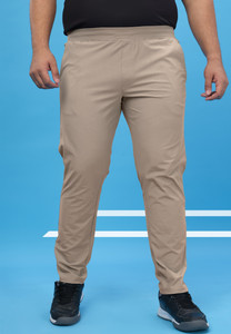 TECHNOSPORT Solid Men Beige Track Pants