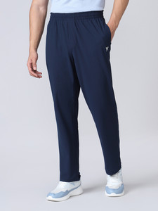 TECHNOSPORT Solid Men Blue Track Pants