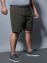 TECHNOSPORT Solid Men Dark Green Sports Shorts