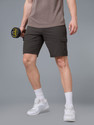 TECHNOSPORT Solid Men Green Basic Shorts