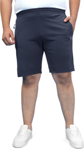 TECHNOSPORT Solid Men Grey Sports Shorts