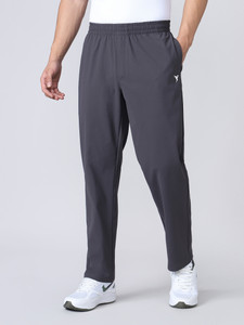 TECHNOSPORT Solid Men Grey Track Pants