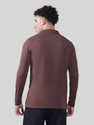 TECHNOSPORT Solid Men Polo Neck Brown T-Shirt