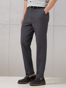 TECHNOSPORT Straight Fit Men Grey Trousers