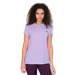 TECHNOSPORT Womens 100 Polyester Regular Fit T-Shirt
