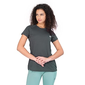 TECHNOSPORT Womens 100 Polyester Regular Fit T-Shirt