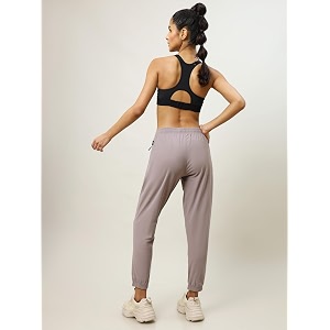 TECHNOSPORT Womens Athletic Fit Mid Rise Track