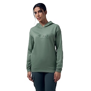 TECHNOSPORT Womens Regular Fit Graphic Print Hooded