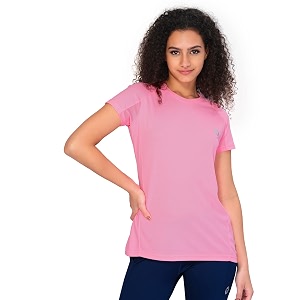 TECHNOSPORT Womens 100 Polyester Regular Fit T-Shirt