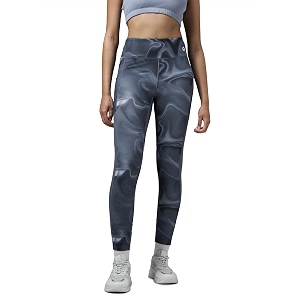 TECHNOSPORT Womens Skinny Fit All Over Print