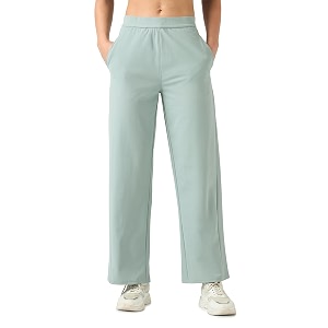 TECHNOSPORT Womens Straight Fit Solid Track Pant