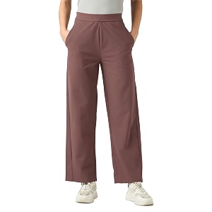 TECHNOSPORT Womens Straight Fit Solid Track Pant