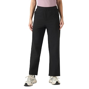 TECHNOSPORT Womens Straight Fit Solid Track Pant