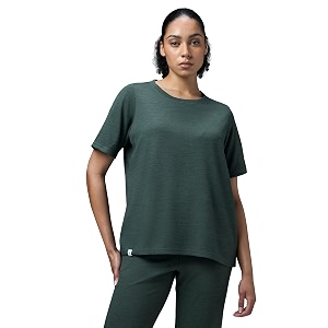 TECHNOSPORT Women Relaxed Fit Cubic Melange Round