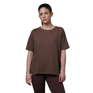 TECHNOSPORT Women Relaxed Fit Cubic Melange Round
