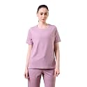 TECHNOSPORT Women Relaxed Fit Cubic Melange Round