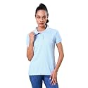 TECHNOSPORT Womens Polyester Slim Fit Solid Half
