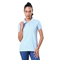 TECHNOSPORT Womens Polyester Slim Fit Solid Half