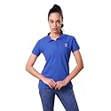 TECHNOSPORT Womens Polyester Slim Fit Solid Half