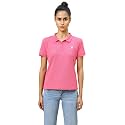 TECHNOSPORT Womens Polyester Slim Fit Solid Half