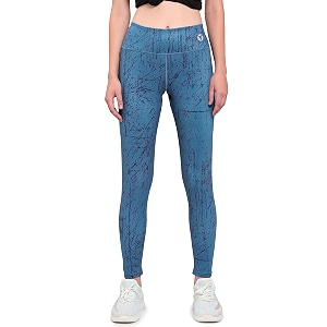 TECHNOSPORT Womens Skinny Fit Activewear Tights for