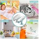 TECHNOVIBES Soap Holder, with Suction Cup Soap Dish Suitable for Shower, Bathroom, Kitchen Sink (Plastic) (Size:-13cm*10cm*3.5) (Pack of =2)