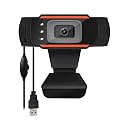 TECHNOVIEW Crisp Pro Digital Zoom 720P Web Camera with 5P HD Quality Lens, CMOS Image Sensor, 24 FPS Video Resolution, Built-in Mic, Auto White Vision, Night Vision and Manual Switch for LED (Black)