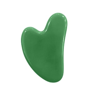 techpro gua sha facial tool natural jade stone guasha board for spa acupuncture therapy trigger point treatment scraping massager tool face roller and manual massage stone for skin care