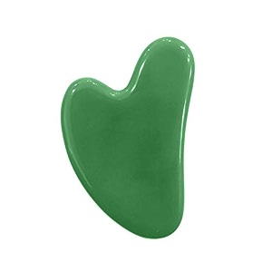 techpro gua sha facial tool natural jade stone guasha board for spa acupuncture therapy trigger point treatment scraping massager tool face roller and manual massage stone for skin care