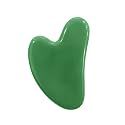 Techpro Gua Sha Facial Tool, Natural Jade Stone Guasha Board For SPA Acupuncture Therapy Trigger Point Treatment, Scraping Massager Tool, Face Roller And Manual Massage Stone For Skin Care