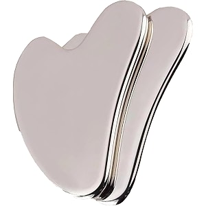 techpro massage tool for scraping facial and body skin massage metal gua sha facial tools guasha tool 100 304 stainless steel premium guasha set for face body and face gua sha stone for tighten skin