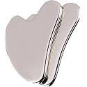 Techpro Massage Tool For Scraping Facial And Body Skin Massage Metal Gua Sha Facial Tools, Guasha Tool, 100% 304 Stainless Steel, Premium Guasha Set for Face, Body and Face Gua Sha Stone for Tighten Skin