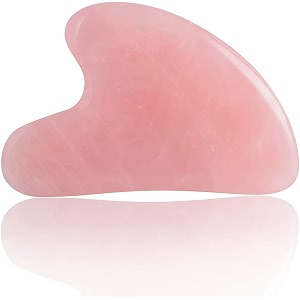 techpro original jade roller for face massager for women a rose quartz