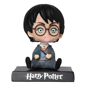 techpro super hero action figure limited edition bobblehead with mobile holder for car dashboard office desk amp study table- harry potter